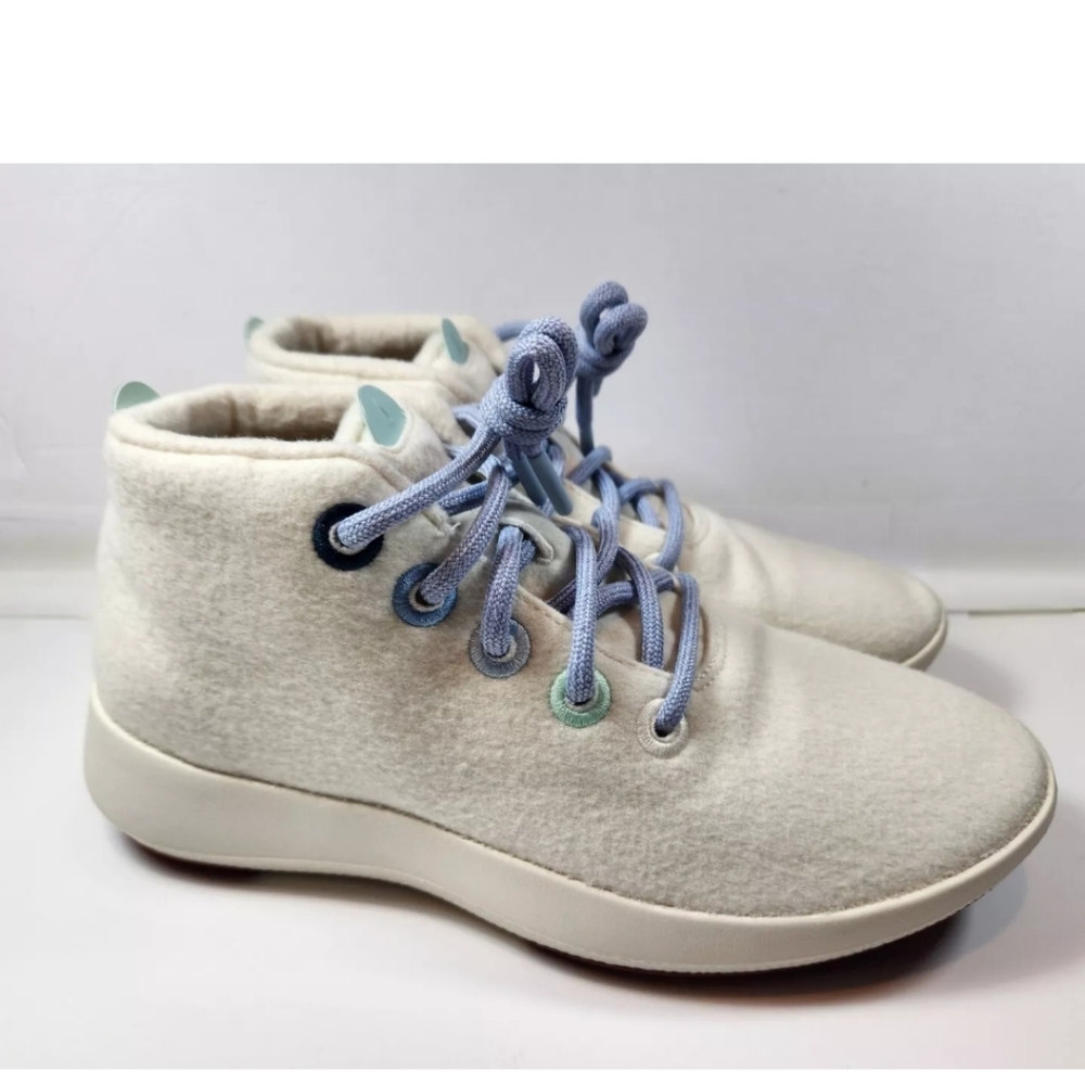 Allbirds Size 9 Wool Runner Up Mizzles Frost White High Top Women Comfort